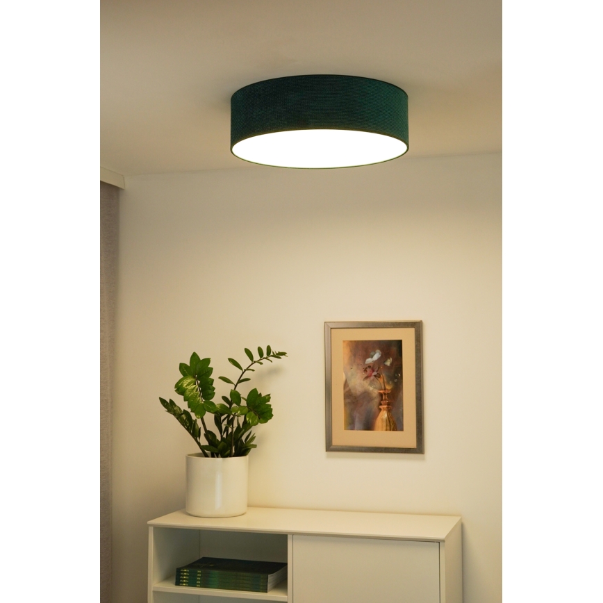 Duolla - LED Plafondlamp CORTINA LED/26W/230V diameter 30 cm 4000K groen