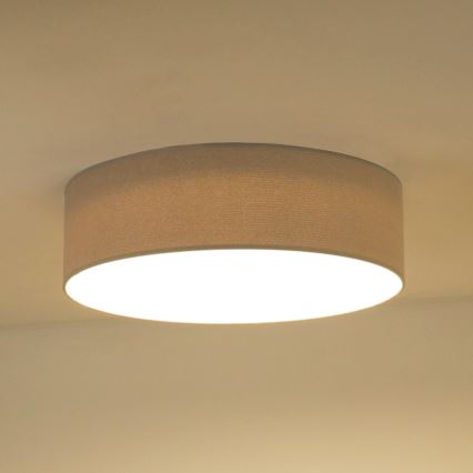 Duolla - LED Plafondlamp CORTINA LED/26W/230V diameter 45 cm 4000K grijs