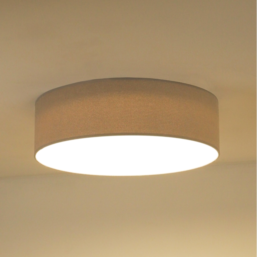 Duolla - LED Plafondlamp CORTINA LED/26W/230V diameter 45 cm 4000K grijs