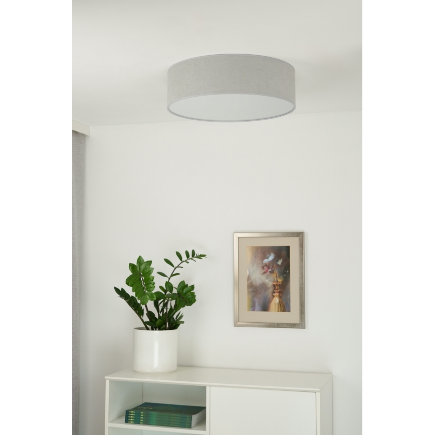 Duolla - LED Plafondlamp CORTINA LED/26W/230V diameter 45 cm 4000K grijs