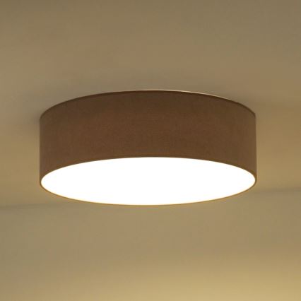 Duolla - LED Plafondlamp CORTINA LED/26W/230V Ø 30 cm 4000K bruin