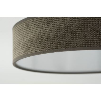 Duolla - LED Plafondlamp CORTINA LED/26W/230V Ø 30 cm 4000K bruin