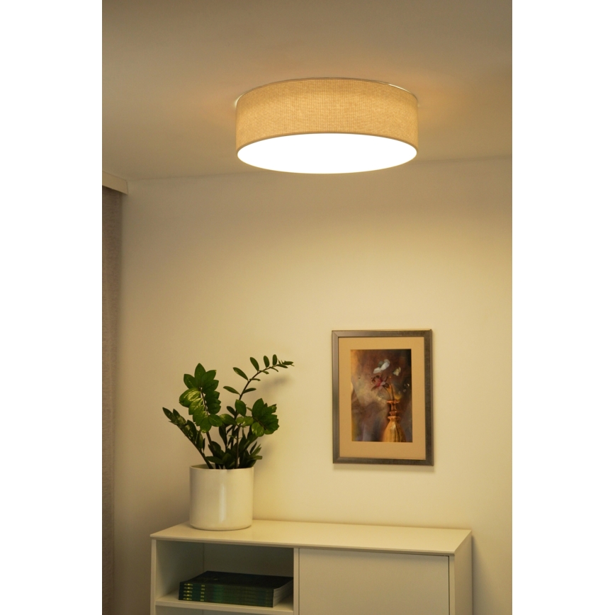 Duolla - LED Plafondlamp CORTINA LED/26W/230V Ø 30 cm 4000K crème
