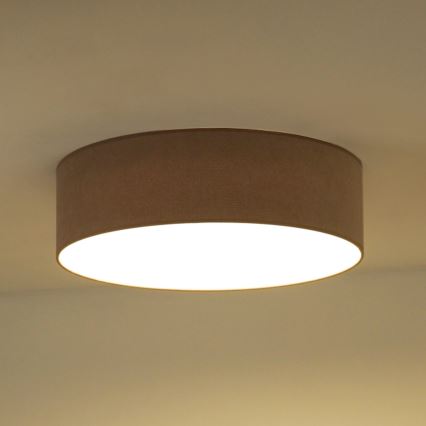 Duolla - LED Plafondlamp CORTINA LED/26W/230V Ø 45 cm 4000K bruin