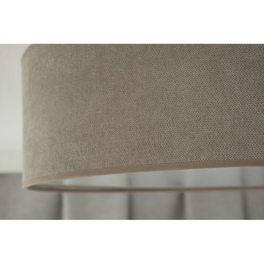 Duolla - LED Plafondlamp CORTINA LED/26W/230V Ø 45 cm 4000K bruin