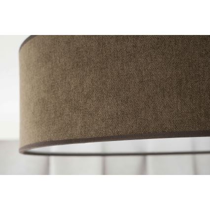 Duolla - LED Plafondlamp CORTINA LED/26W/230V Ø 45 cm 4000K bruin