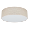 Duolla - LED Plafondlamp CORTINA LED/26W/230V Ø 45 cm 4000K beige