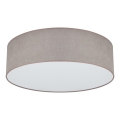Duolla - LED Plafondlamp CORTINA LED/26W/230V Ø 45 cm 4000K bruin