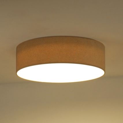 Duolla - LED Plafondlamp CORTINA LED/26W/230V Ø 45 cm 4000K beige