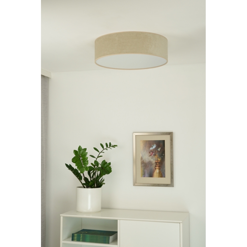 Duolla - LED Plafondlamp CORTINA LED/26W/230V Ø 45 cm 4000K beige