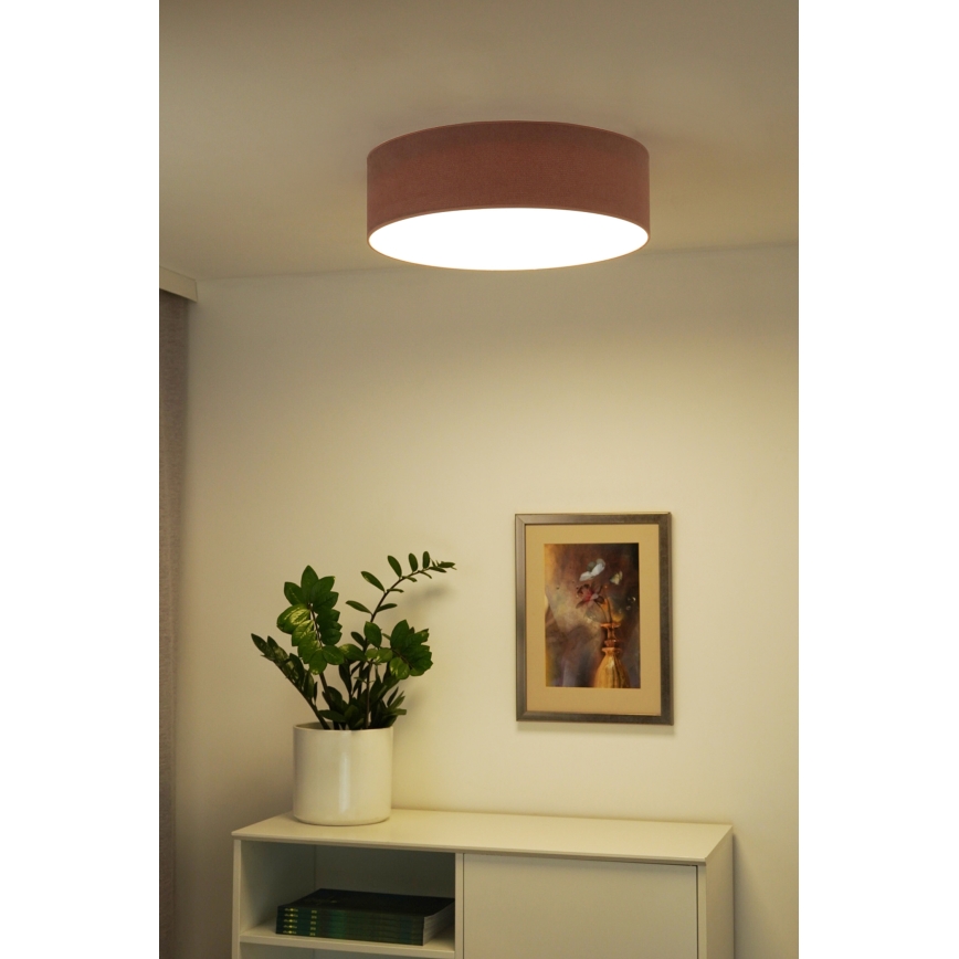 Duolla - LED Plafondlamp CORTINA LED/26W/230V Ø 45 cm 4000K roze