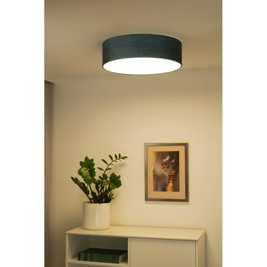Duolla - LED Plafondlamp CORTINA LED/26W/230V Ø 45 cm 4000K turquoise