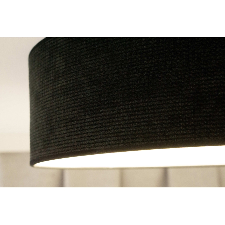 Duolla - LED Plafondlamp CORTINA LED/26W/230V Ø 45 cm 4000K zwart