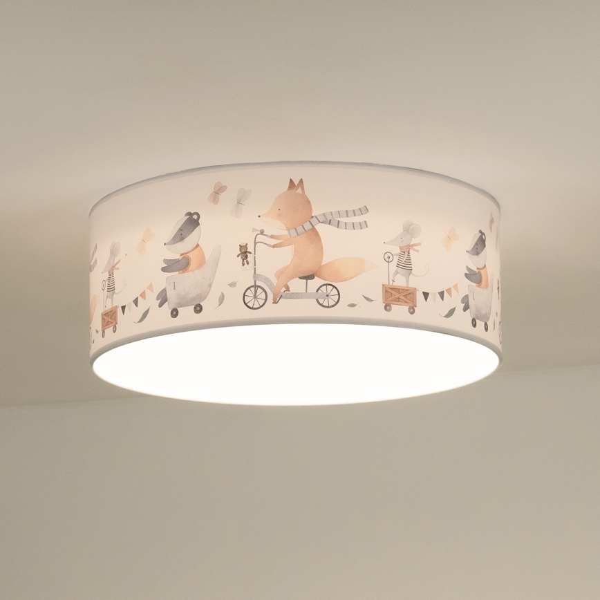 Duolla - LED Plafondlamp kinderkamer CORTINA LED/26W/230V diameter 40 cm 4000K