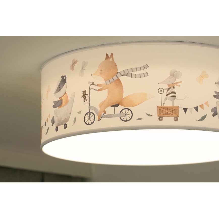 Duolla - LED Plafondlamp kinderkamer CORTINA LED/26W/230V diameter 40 cm 4000K