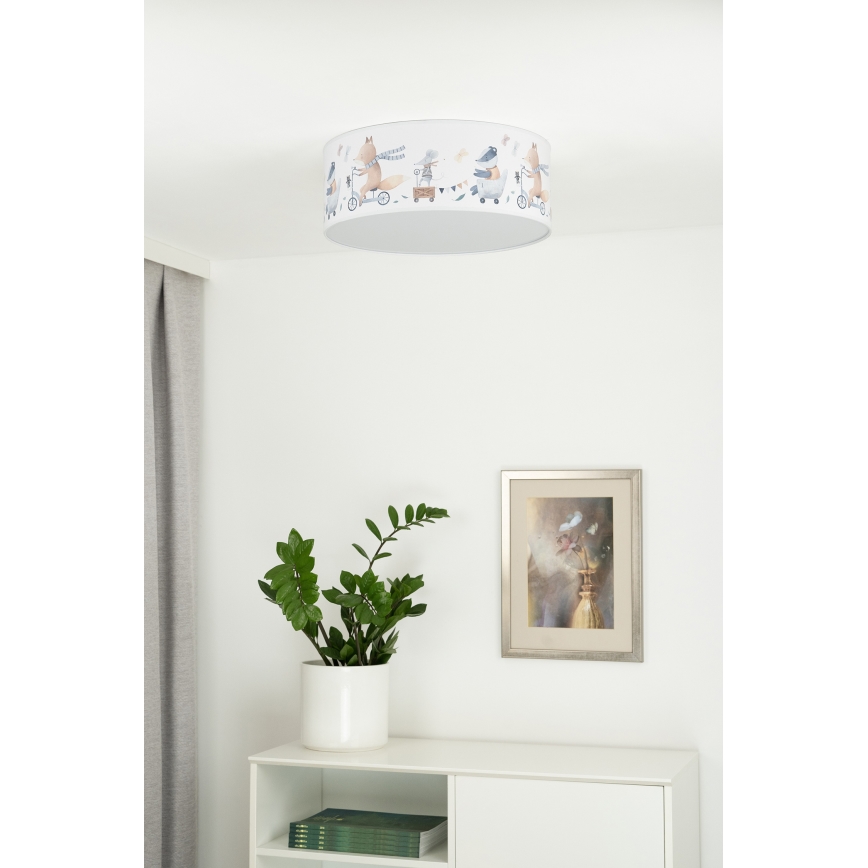 Duolla - LED Plafondlamp kinderkamer CORTINA LED/26W/230V diameter 40 cm 4000K