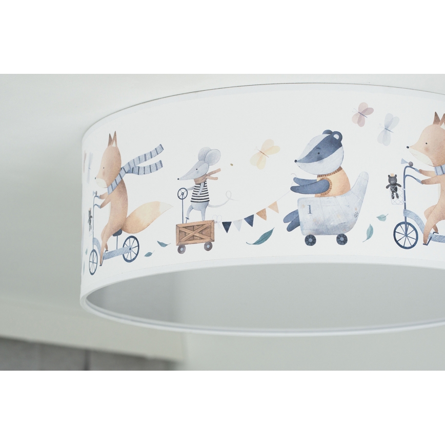 Duolla - LED Plafondlamp kinderkamer CORTINA LED/26W/230V diameter 40 cm 4000K