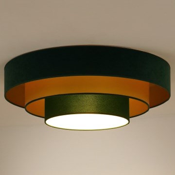 Duolla - LED Plafondlamp LUNETA LED/26W/230V diameter 60 cm 4000K groen/goud