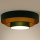Duolla - LED Plafondlamp LUNETA LED/26W/230V diameter 60 cm 4000K groen/goud
