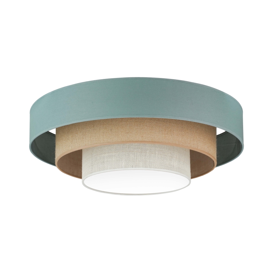 Duolla - LED Plafondlamp LUNETA LED/26W/230V diameter 60 cm 4000K turquoise/beige/crème