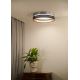 Duolla - LED Plafondlamp ROLLER DUO SHINY LED/24W/230V zilver/zwart