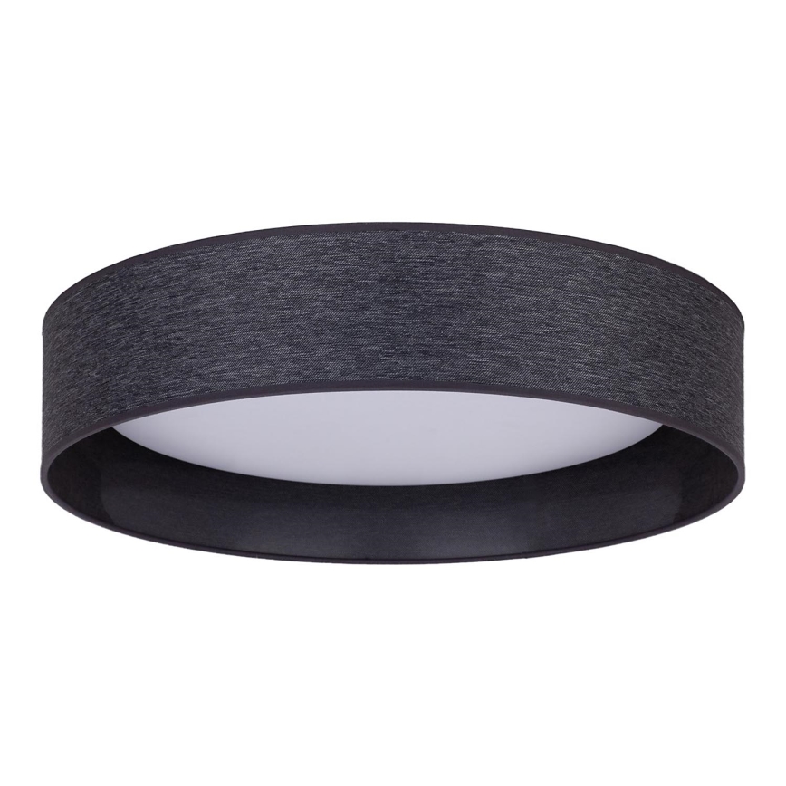 Duolla - LED Plafondlamp ROLLER LED/24W/230V diameter 45 cm antraciet