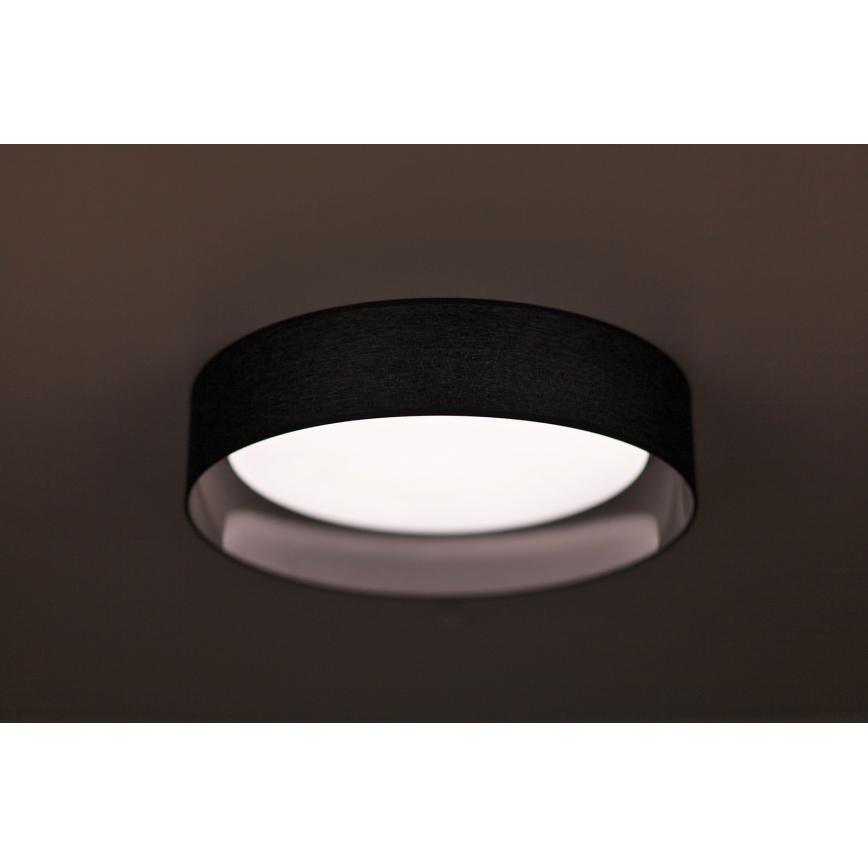 Duolla - LED Plafondlamp ROLLER LED/24W/230V diameter 45 cm antraciet