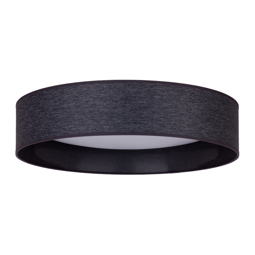 Duolla - LED Plafondlamp ROLLER LED/24W/230V diameter 45 cm antraciet