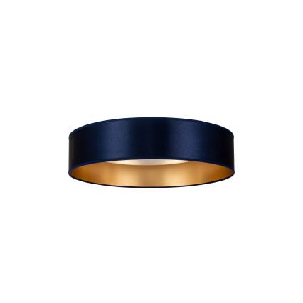 Duolla - LED Plafondlamp ROLLER LED/24W/230V diameter 45 cm blauw/goud