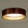 Duolla - LED Plafondlamp ROLLER LED/24W/230V diameter 45 cm koper/goud