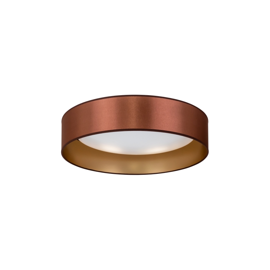 Duolla - LED Plafondlamp ROLLER LED/24W/230V diameter 45 cm koper/goud