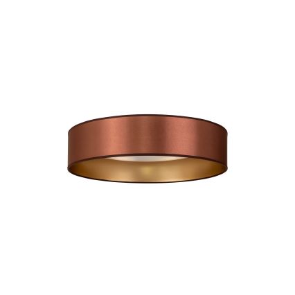 Duolla - LED Plafondlamp ROLLER LED/24W/230V diameter 45 cm koper/goud