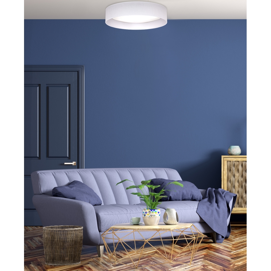 Duolla - LED Plafondlamp ROLLER LED/24W/230V diameter 45 cm wit