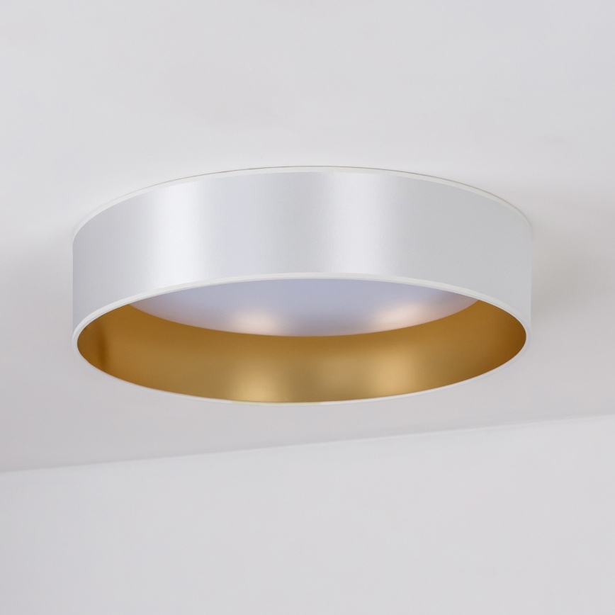 Duolla - LED Plafondlamp ROLLER LED/24W/230V diameter 45 cm zilver/goud