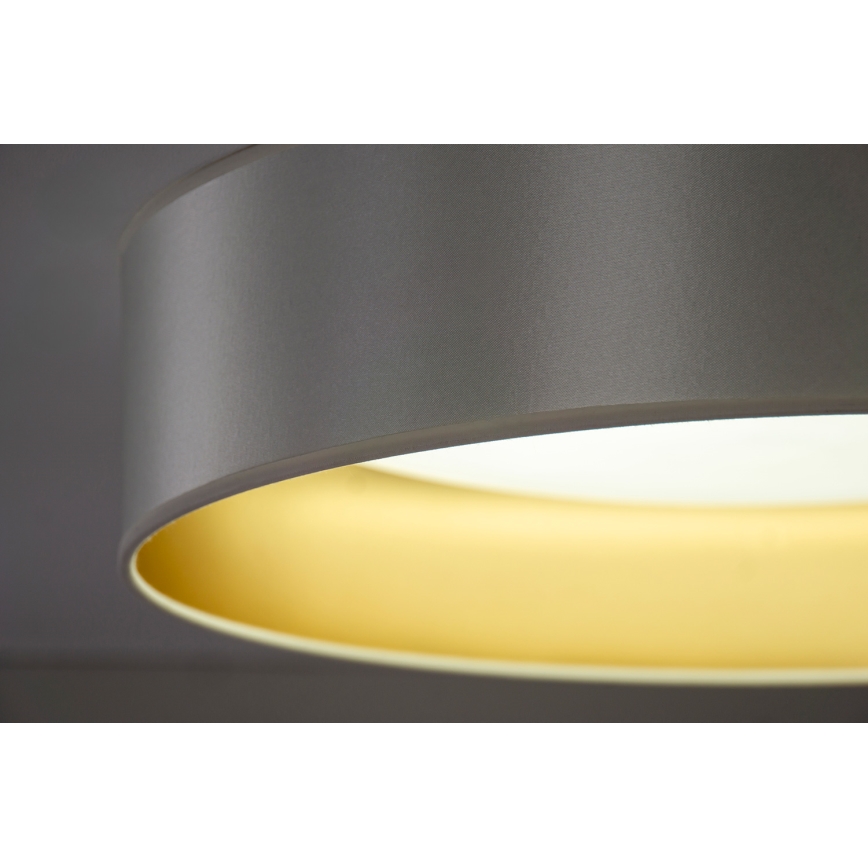 Duolla - LED Plafondlamp ROLLER LED/24W/230V diameter 45 cm zilver/goud