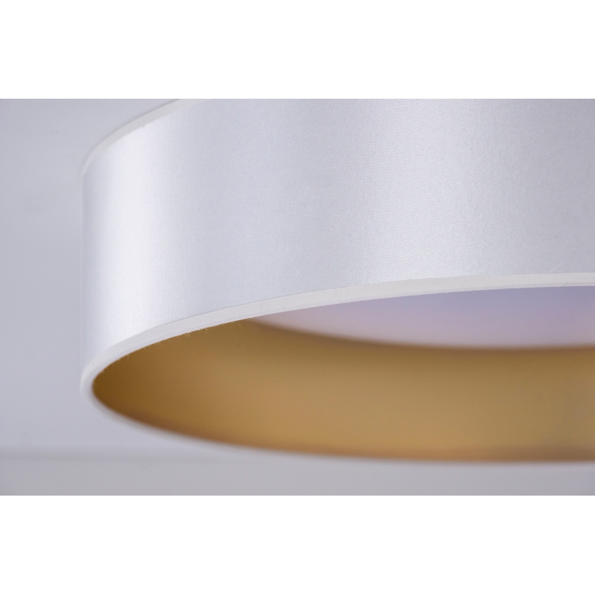 Duolla - LED Plafondlamp ROLLER LED/24W/230V diameter 45 cm zilver/goud