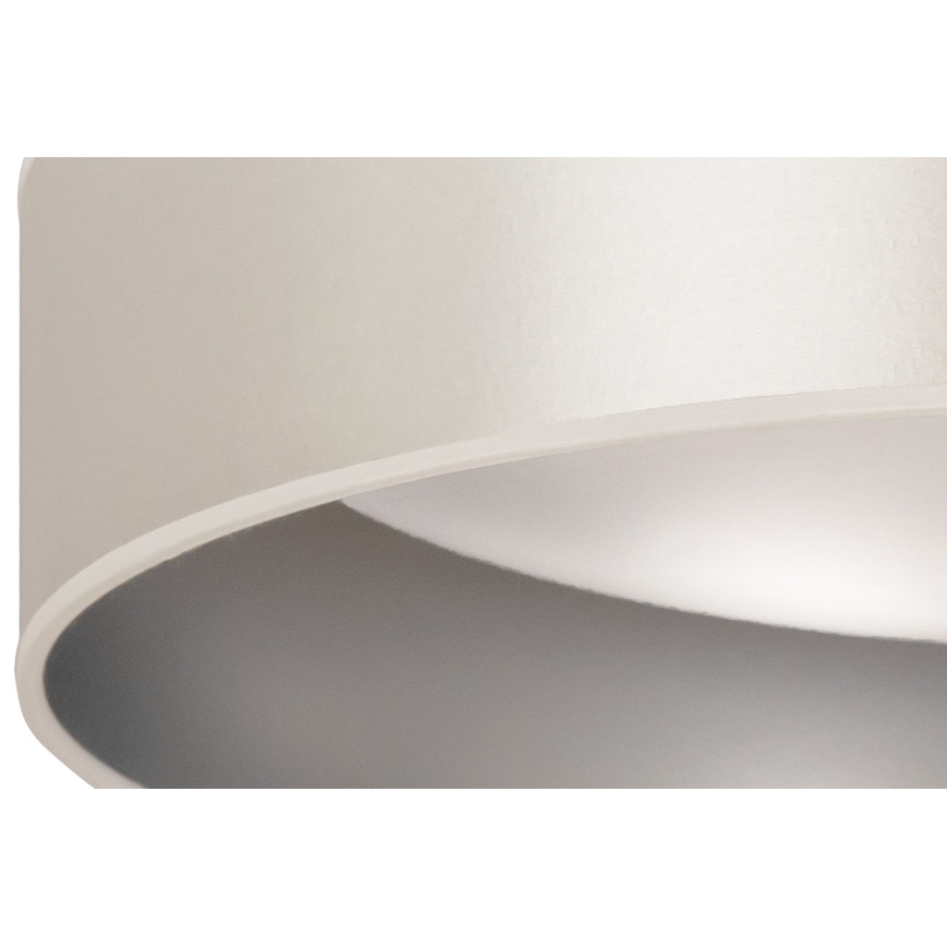 Duolla - LED Plafondlamp ROLLER LED/24W/230V diameter 45 cm zilver