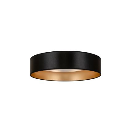 Duolla - LED Plafondlamp ROLLER LED/24W/230V diameter 45 cm zwart/goud