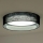 Duolla - LED Plafondlamp ROLLER LED/24W/230V diameter 45 cm zwart