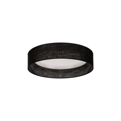 Duolla - LED Plafondlamp ROLLER LED/24W/230V diameter 45 cm zwart
