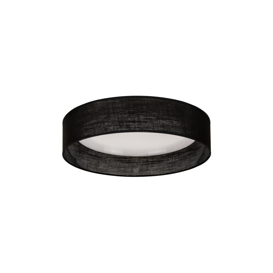 Duolla - LED Plafondlamp ROLLER LED/24W/230V diameter 45 cm zwart