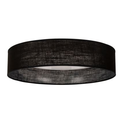 Duolla - LED Plafondlamp ROLLER LED/24W/230V diameter 45 cm zwart
