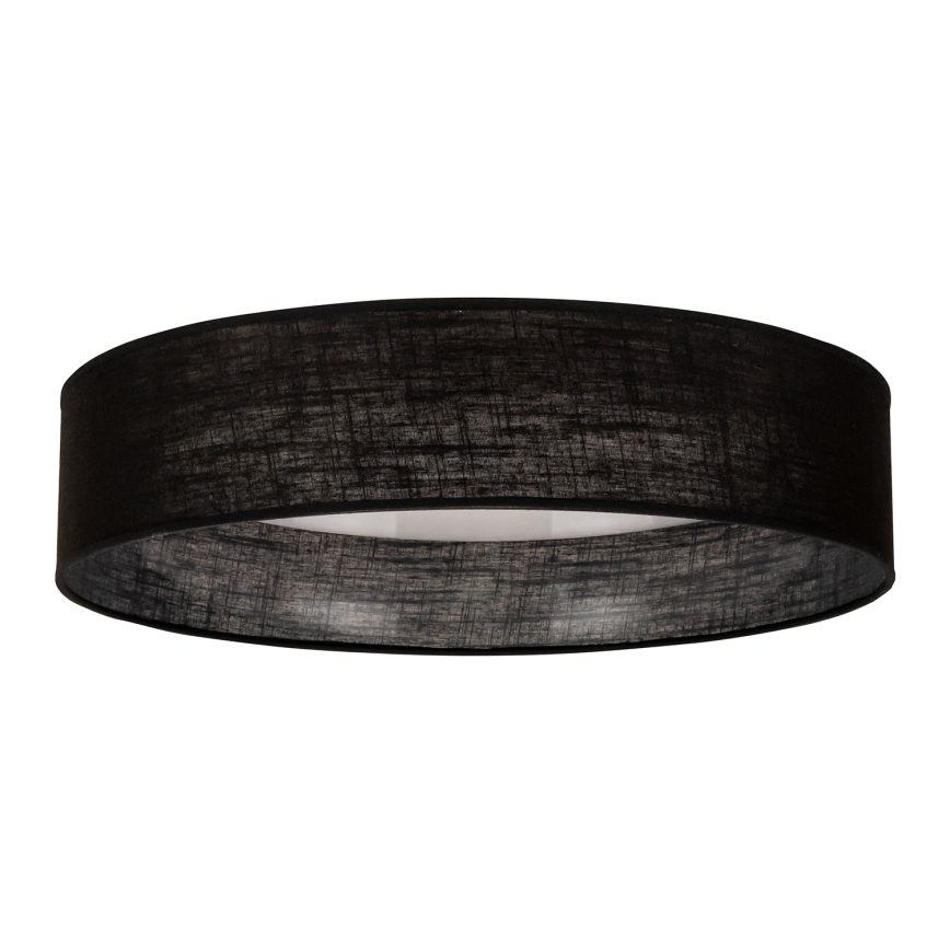 Duolla - LED Plafondlamp ROLLER LED/24W/230V diameter 45 cm zwart