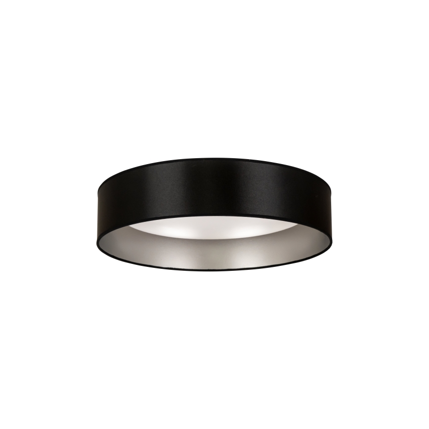 Duolla - LED Plafondlamp ROLLER LED/24W/230V diameter 45 cm zwart/zilver