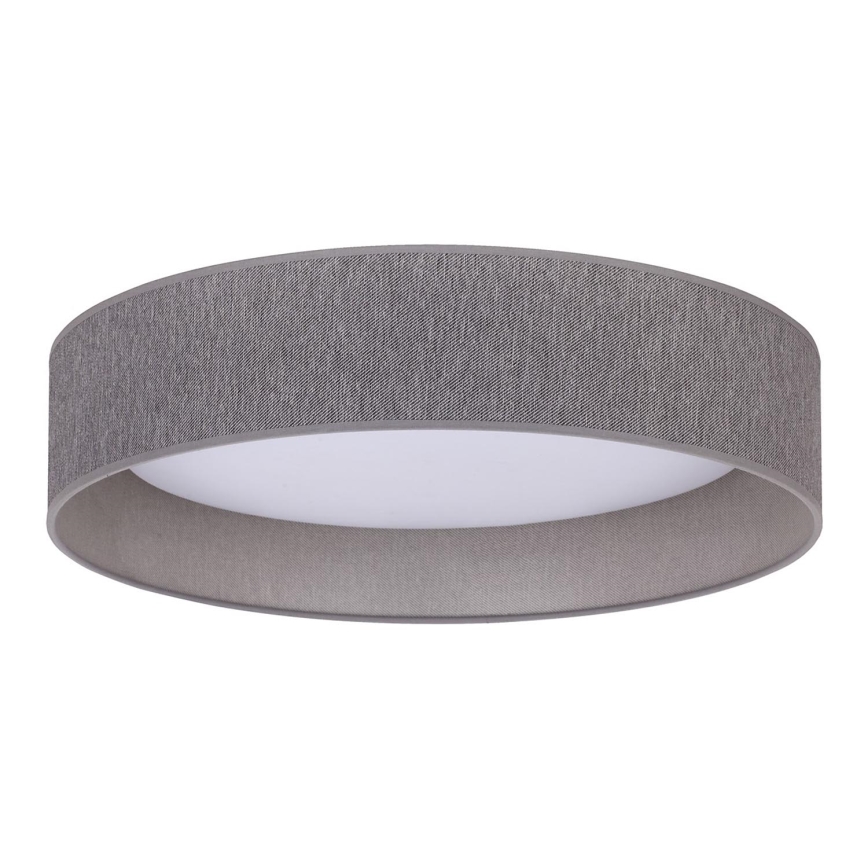 Duolla - LED Plafondlamp ROLLER LED/24W/230V donker diameter 45 cm grijs