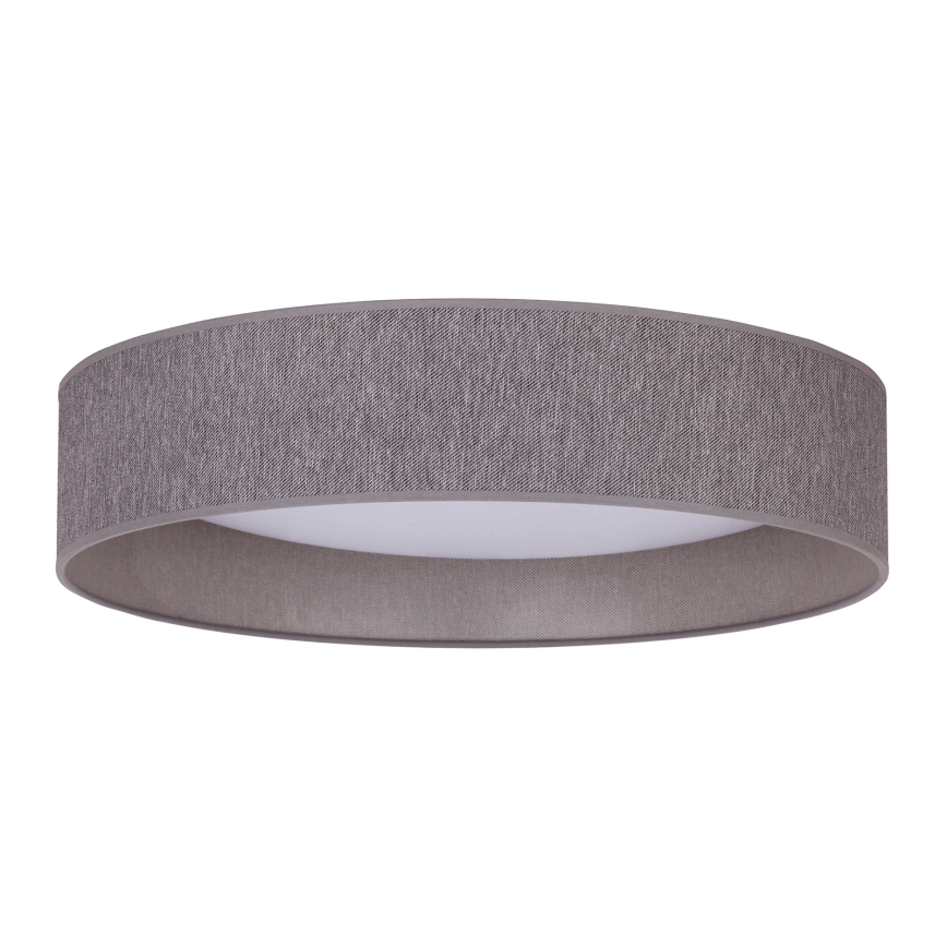 Duolla - LED Plafondlamp ROLLER LED/24W/230V donker diameter 45 cm grijs