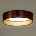 Duolla - LED Plafondlamp ROLLER LED/24W/230V koper/goud