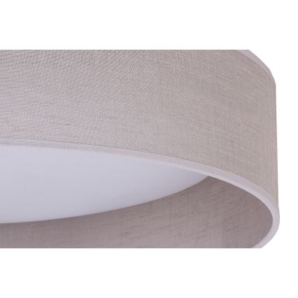 Duolla - LED Plafondlamp ROLLER LED/24W/230V lamp diameter 45 cm grijs