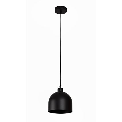 Duolla - Pendellamp aan kabel IRONLINE 1xE27/15W/230V Ø 17 cm zwart