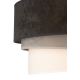 Duolla - Plafond Lamp DEVON 1xE27/40W/230V zwart/grijs/beige
